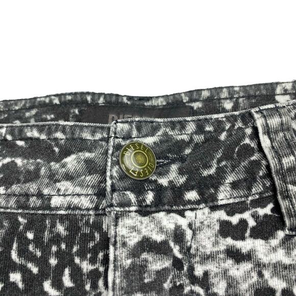 DIESEL Malphas Corduroy Skinny Pant Sz 28 Abstract Print - Picture 5 of 9